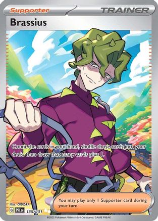 Brassius (135) Holofoil [SV: Prismatic Evolutions] Pokemon Single Pokémon
