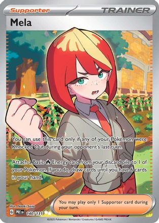 Mela (140) Holofoil [SV: Prismatic Evolutions] Pokemon Single Pokémon