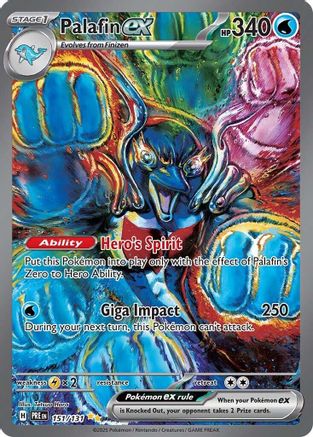 Palafin ex (151) Holofoil [SV: Prismatic Evolutions] Pokemon Single Pokémon