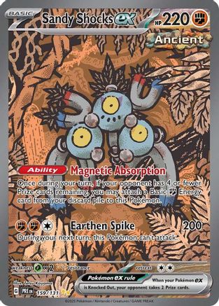 Sandy Shocks ex - 159/131 Holofoil [SV: Prismatic Evolutions] Pokemon Single Pokémon