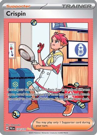 Crispin - 171/131 Holofoil [SV: Prismatic Evolutions] Pokemon Single Pokémon