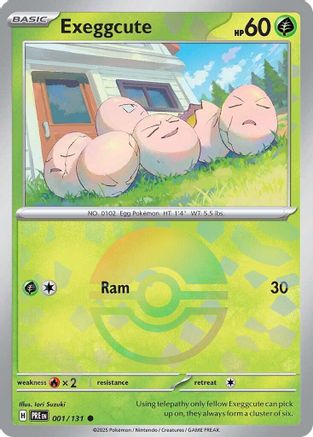 Exeggcute (Poke Ball Pattern) (1) Holofoil [SV: Prismatic Evolutions] Pokemon Single Pokémon