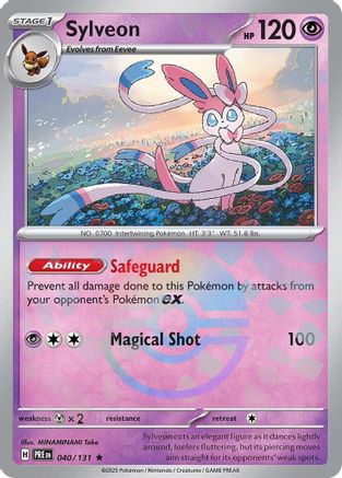 Sylveon (Poke Ball Pattern) (40) Holofoil [SV: Prismatic Evolutions] Pokemon Single Pokémon
