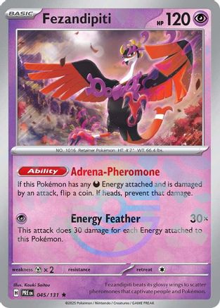 Fezandipiti (Poke Ball Pattern) (45) Holofoil [SV: Prismatic Evolutions] Pokemon Single Pokémon