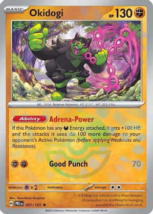 Okidogi (Poke Ball Pattern) (57) Holofoil [SV: Prismatic Evolutions] Pokemon Single Pokémon