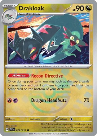Drakloak (Poke Ball Pattern) (72) Holofoil [SV: Prismatic Evolutions] Pokemon Single Pokémon