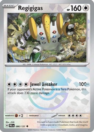 Regigigas (Poke Ball Pattern) (86) Holofoil [SV: Prismatic Evolutions] Pokemon Single Pokémon