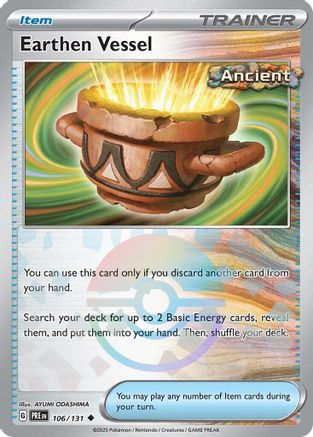 Earthen Vessel (Poke Ball Pattern) (106) Holofoil [SV: Prismatic Evolutions] Pokemon Single Pokémon