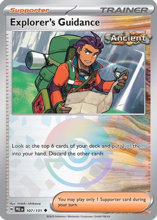 Explorer's Guidance (Poke Ball Pattern) (107) Holofoil [SV: Prismatic Evolutions] Pokemon Single Pokémon
