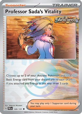Professor Sada's Vitality (Poke Ball Pattern) (120) - [SV: Prismatic Evolutions] Holofoil Pokemon Single Pokémon