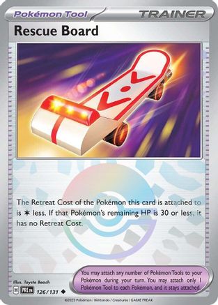 Rescue Board (Poke Ball Pattern) (126) Holofoil [SV: Prismatic Evolutions] Pokemon Single Pokémon