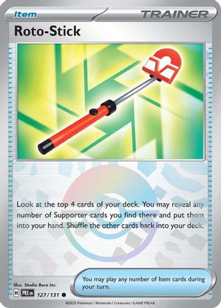 Roto-Stick (Poke Ball Pattern) (127) Holofoil [SV: Prismatic Evolutions] Pokemon Single Pokémon
