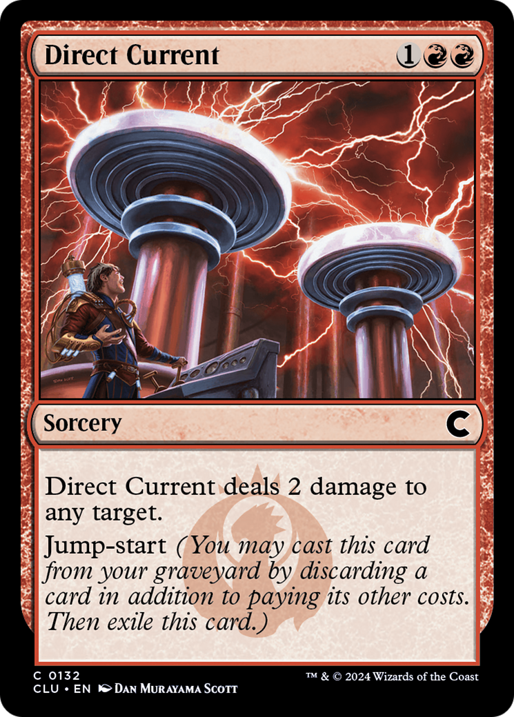 Direct Current (CLU-132) [Ravnica: Clue Edition] MTG Single Wizards of the Coast