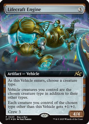 Lifecraft Engine (Extended Art) (BABP-423) [Buy-A-Box Promos] Foil MTG Single Wizards of the Coast