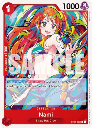 Nami (2025 New Year Event) (ST01-007) [One Piece Promotion Cards] One Piece Single Bandai