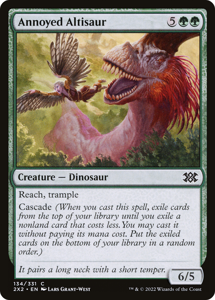 Annoyed Altisaur (2X2-134) [Double Masters 2022] MTG Single Wizards of the Coast