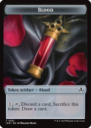 Blood // Clue Double-Sided Token (INR-21 // 22) [Innistrad Remastered] MTG Single Wizards of the Coast