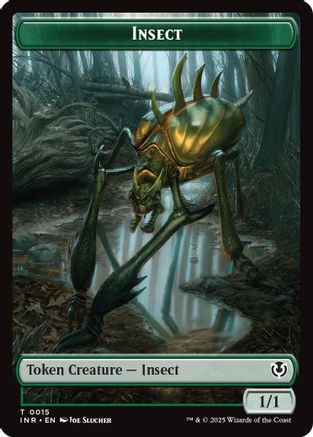 Insect // Spider Double-Sided Token (INR-15 // 16) [Innistrad Remastered] MTG Single Wizards of the Coast