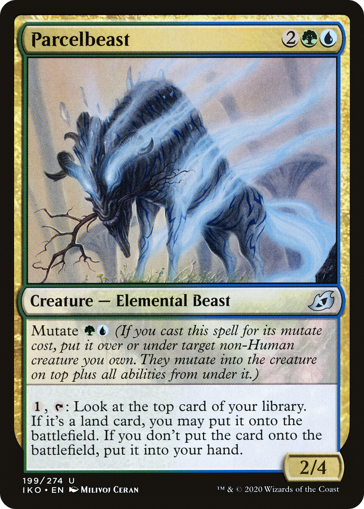 Parcelbeast (IKO-199) [Ikoria: Lair of Behemoths] Foil MTG Single Wizards of the Coast