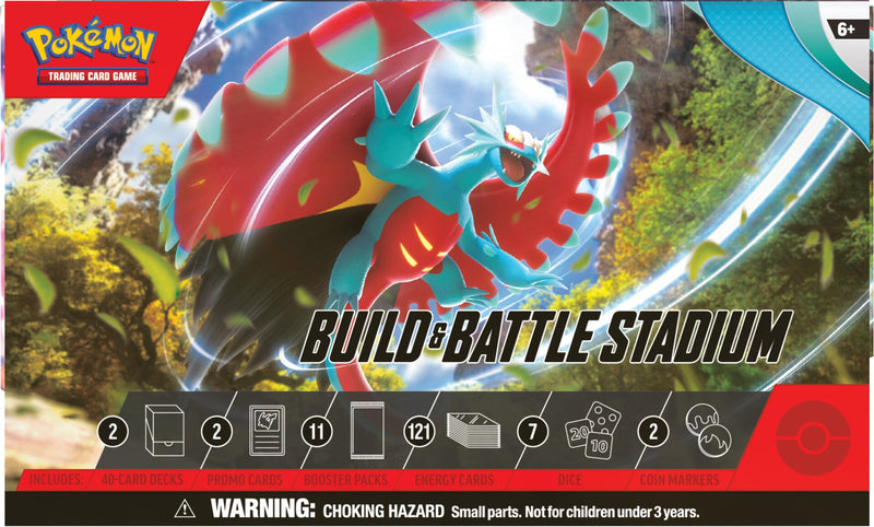 Pokémon Scarlet and Violet: Paradox Rift - Build & Battle Stadium Pokemon Sealed Pokémon   