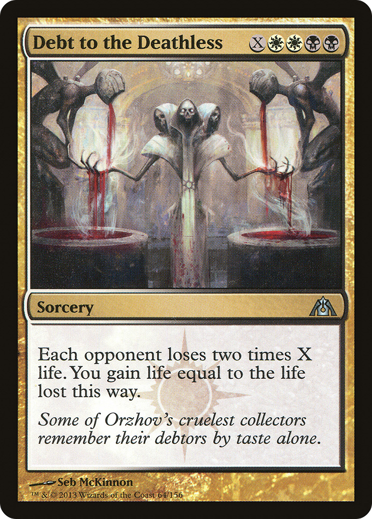 Debt to the Deathless (DGM-064) [Dragon's Maze] MTG Single Wizards of the Coast