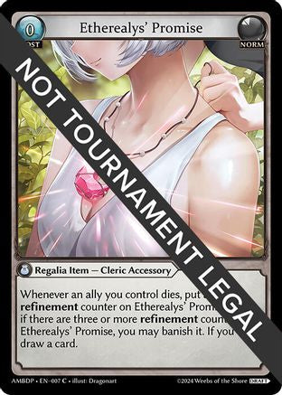 Etherealys' Promise (007) [Mortal Ambition Draft Pack] Grand Archive Single Weebs of the Shore