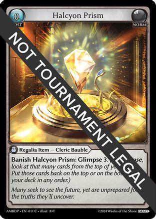 Halcyon Prism (011) [Mortal Ambition Draft Pack] Grand Archive Single Weebs of the Shore