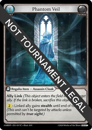 Phantom Veil (017) [Mortal Ambition Draft Pack] Grand Archive Single Weebs of the Shore