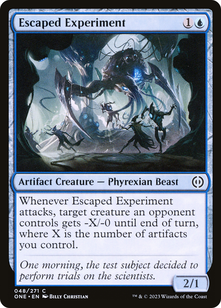 Escaped Experiment (ONE-048) [Phyrexia: All Will Be One] Foil MTG Single Wizards of the Coast