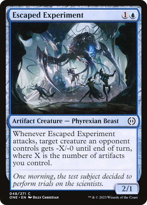 Escaped Experiment (ONE-048) [Phyrexia: All Will Be One] Foil MTG Single Wizards of the Coast