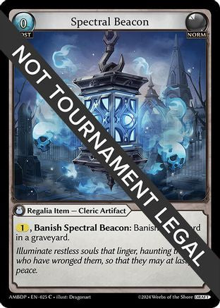 Spectral Beacon (025) [Mortal Ambition Draft Pack] Grand Archive Single Weebs of the Shore