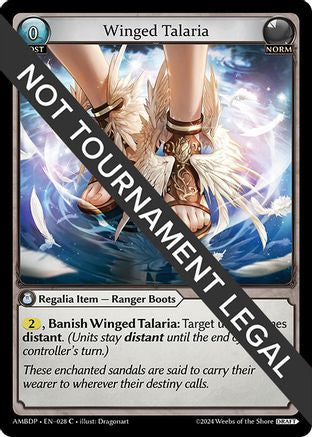Winged Talaria (028) [Mortal Ambition Draft Pack] Grand Archive Single Weebs of the Shore