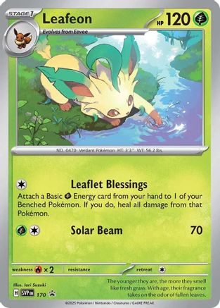 Leafeon - 170 (Cosmos Holo) (170) Holofoil [Promos: SV Promo Cards] Pokemon Single Pokémon