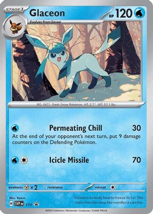 Glaceon - 171 (Cosmos Holo) (171) Holofoil [Promos: SV Promo Cards] Pokemon Single Pokémon