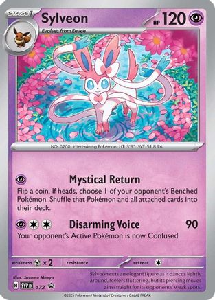 Sylveon - 172 (Cosmos Holo) (172) Holofoil [Promos: SV Promo Cards] Pokemon Single Pokémon