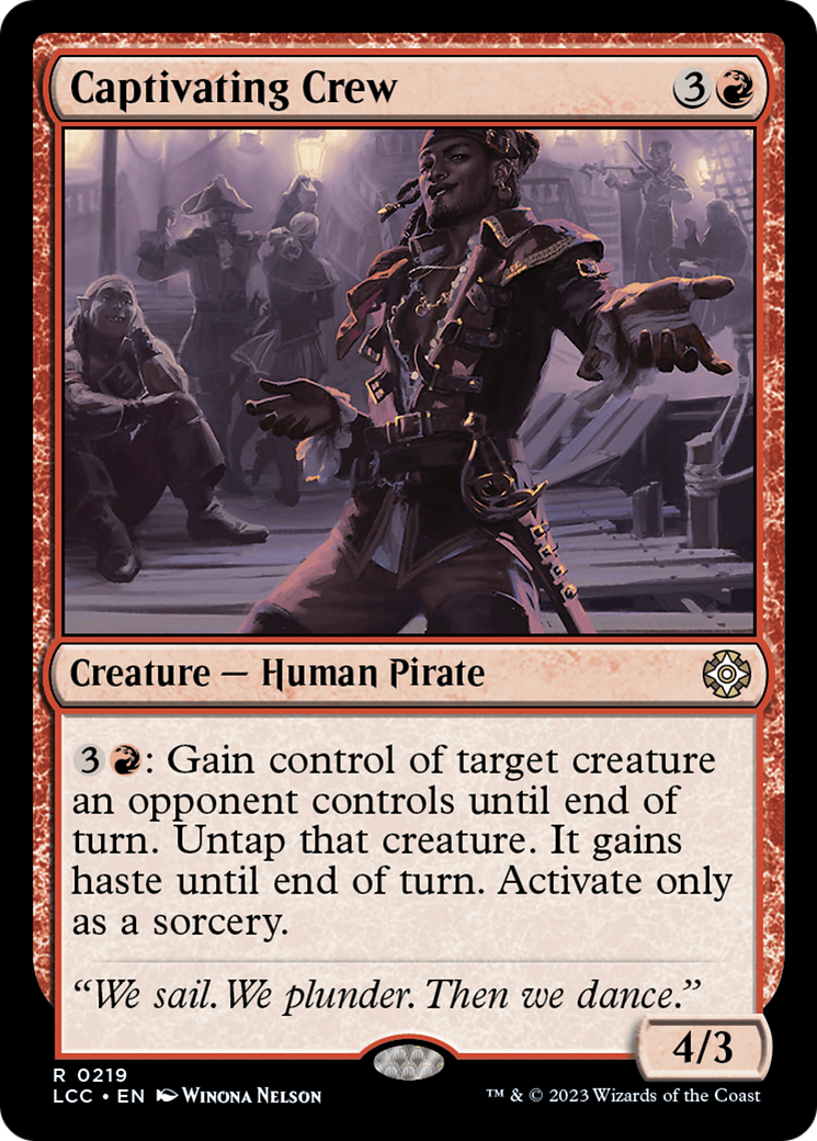 Captivating Crew (LCC-219) [The Lost Caverns of Ixalan Commander] MTG Single Wizards of the Coast