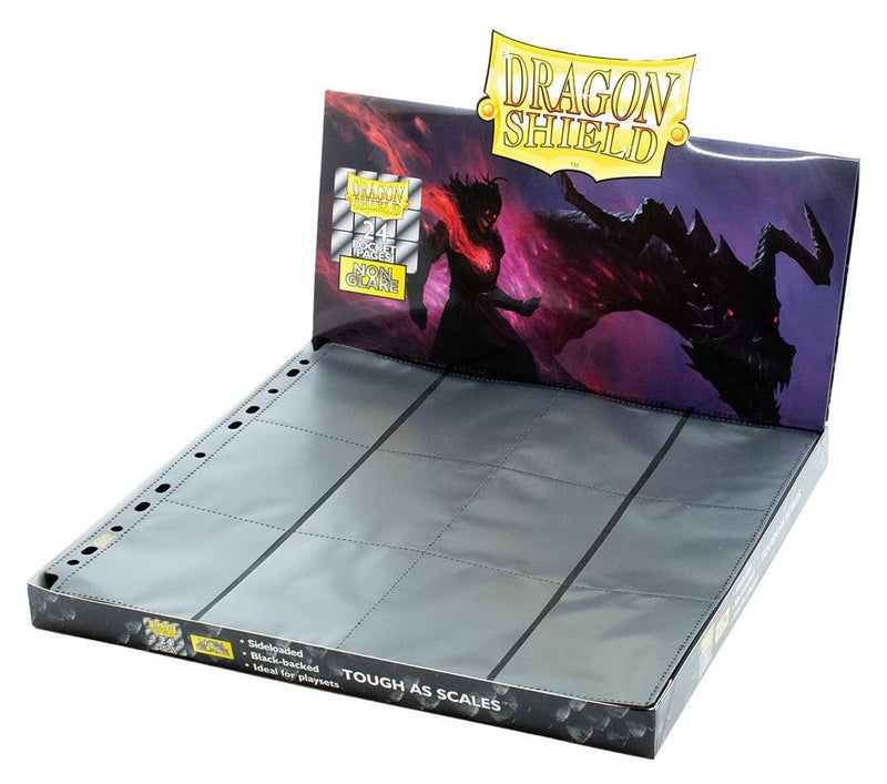 Dragon Shield: Binder Pages - 24-Pocket Sideloaded Non-Glare 50Ct Binders & Pages Dragon Shield