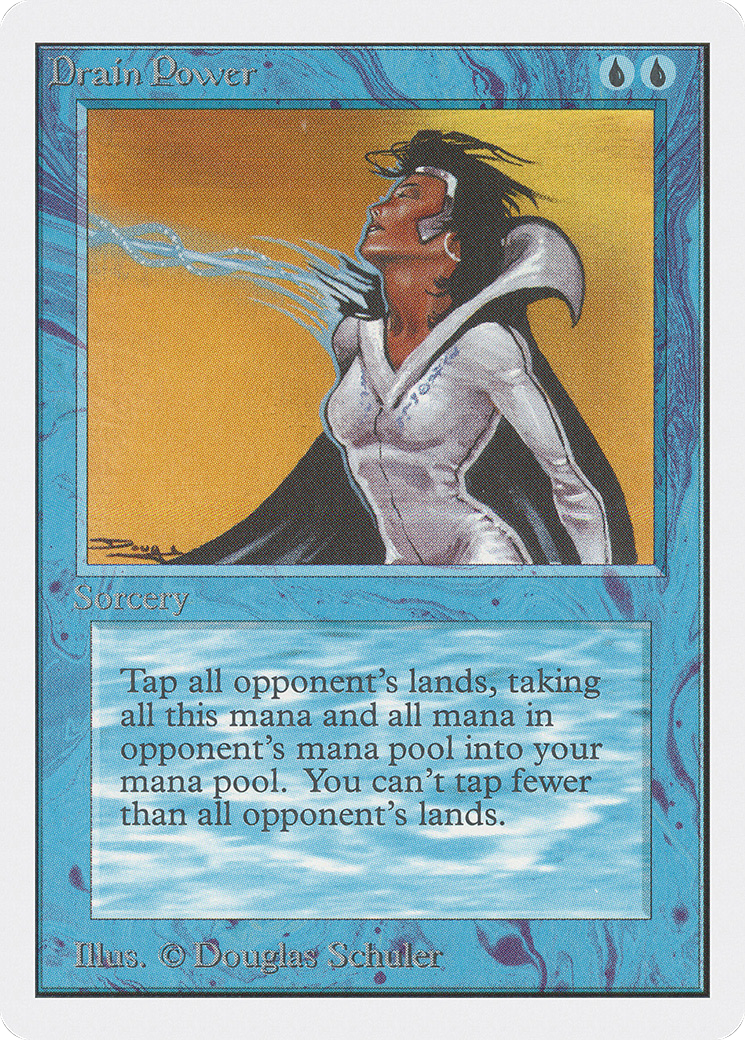 Drain Power (2ED-) [Oldschool] Unlimited Edition MTG Single Wizards of the Coast