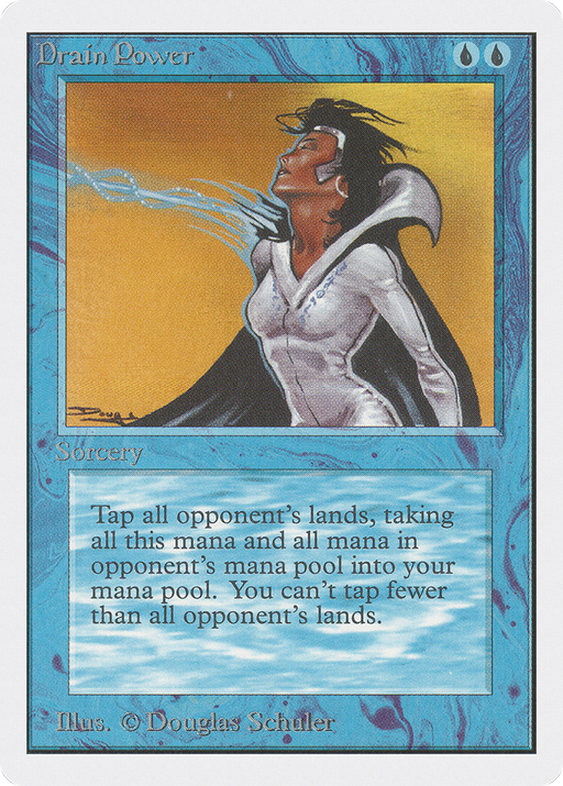 Drain Power (2ED-) [Oldschool] Unlimited Edition MTG Single Wizards of the Coast