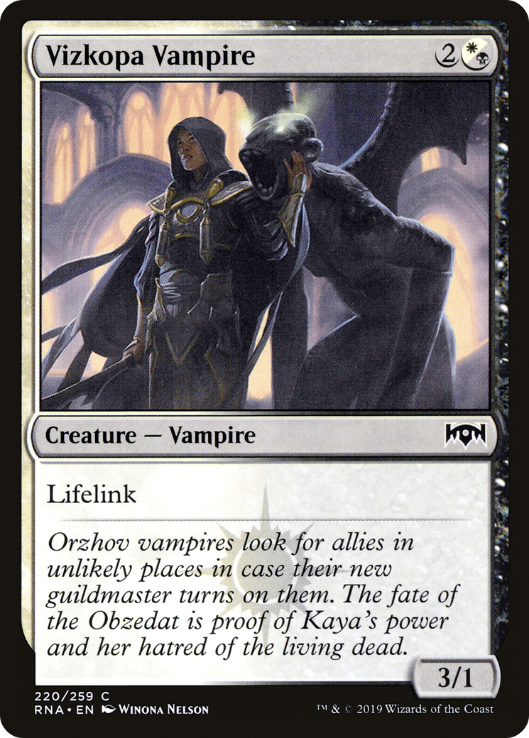 Vizkopa Vampire (RNA-220) [Ravnica Allegiance] MTG Single Wizards of the Coast