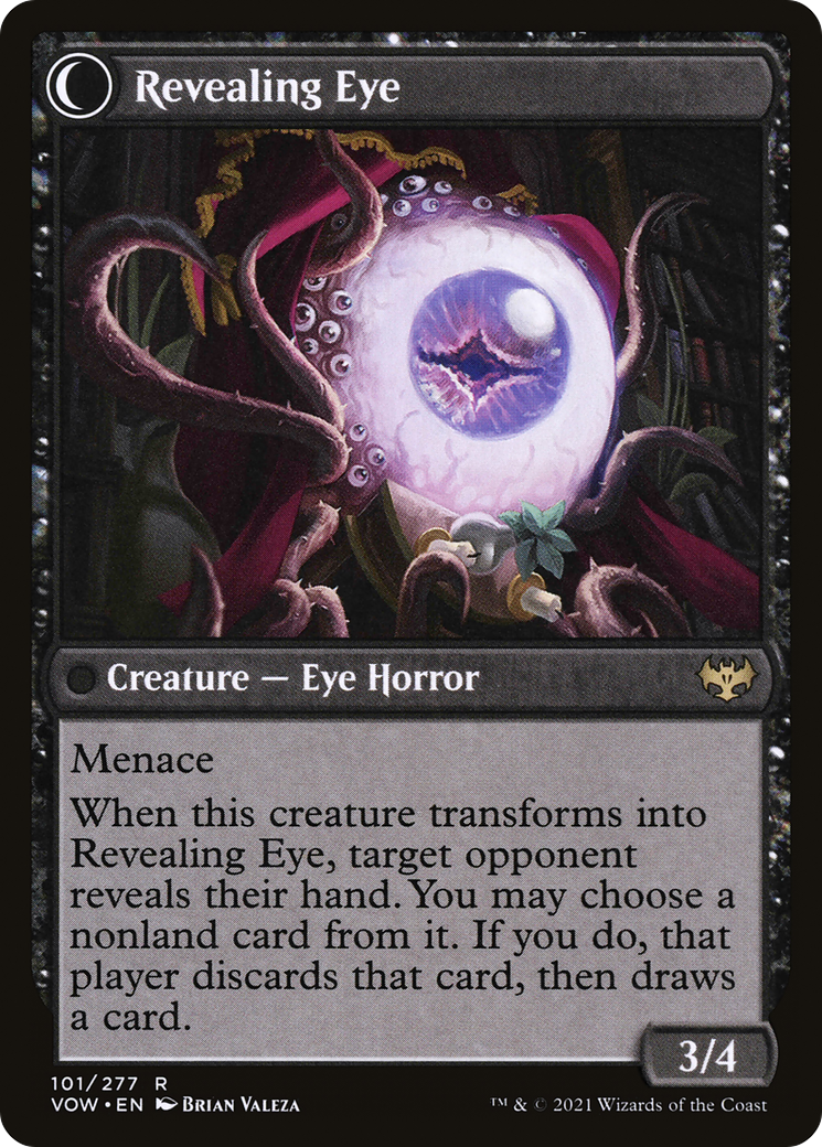 Concealing Curtains (VOW-101) [Innistrad: Crimson Vow] Foil MTG Single Wizards of the Coast