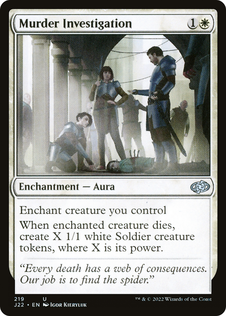 Murder Investigation (J22-219) [Jumpstart 2022] MTG Single Wizards of the Coast