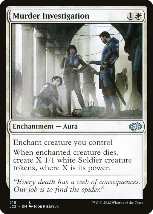 Murder Investigation (J22-219) [Jumpstart 2022] MTG Single Wizards of the Coast
