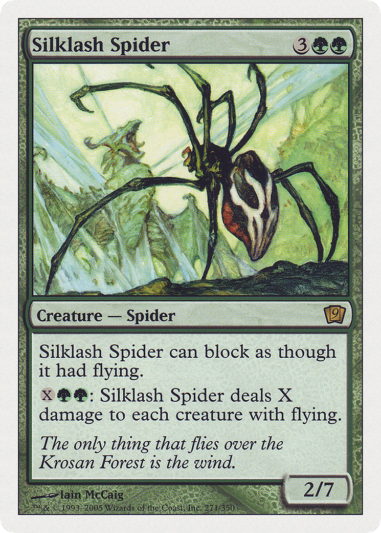Silklash Spider (9ED-271) [Ninth Edition] MTG Single Wizards of the Coast