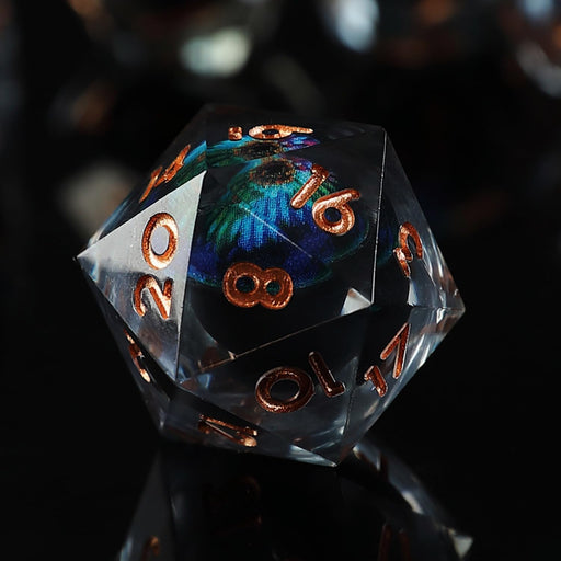 Seriously Good Dice: Dragon's Eye 7 Die Set "Flower" Dice & Gaming Accessories Taps Imports