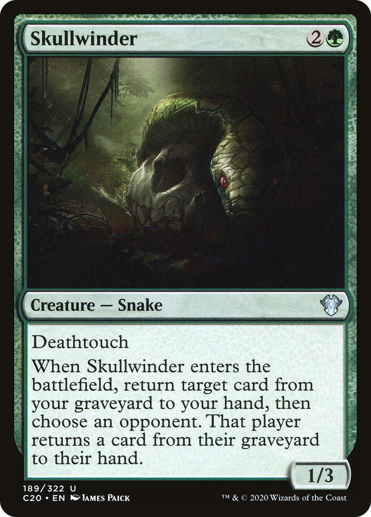 Skullwinder (C20-189) [Commander 2020] MTG Single Wizards of the Coast