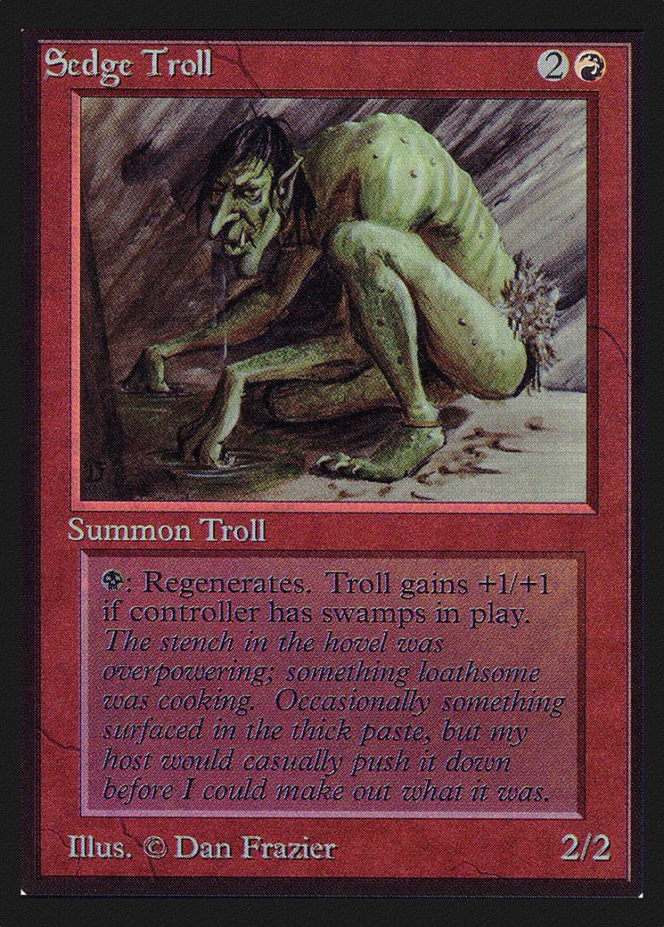 Sedge Troll (CE) (CED-) [Collectors' Edition] MTG Single Wizards of the Coast