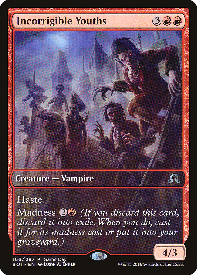 Incorrigible Youths (GAME-166) [Shadows over Innistrad Promos] MTG Single Wizards of the Coast