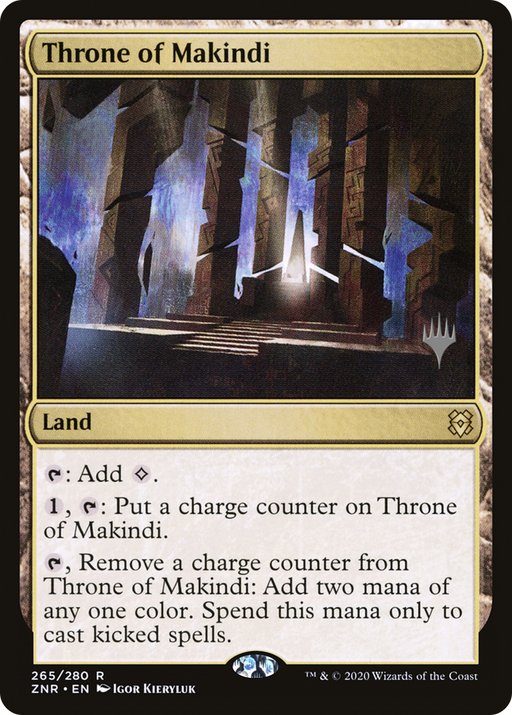 Throne of Makindi (PPZNR-265P) [Zendikar Rising Promos] MTG Single Wizards of the Coast