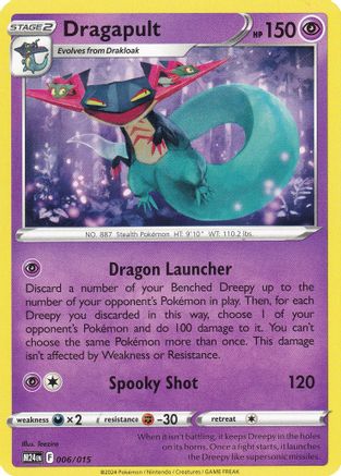 Dragapult (6) [Promos: McDonalds Promos 2024] Pokemon Single Pokémon